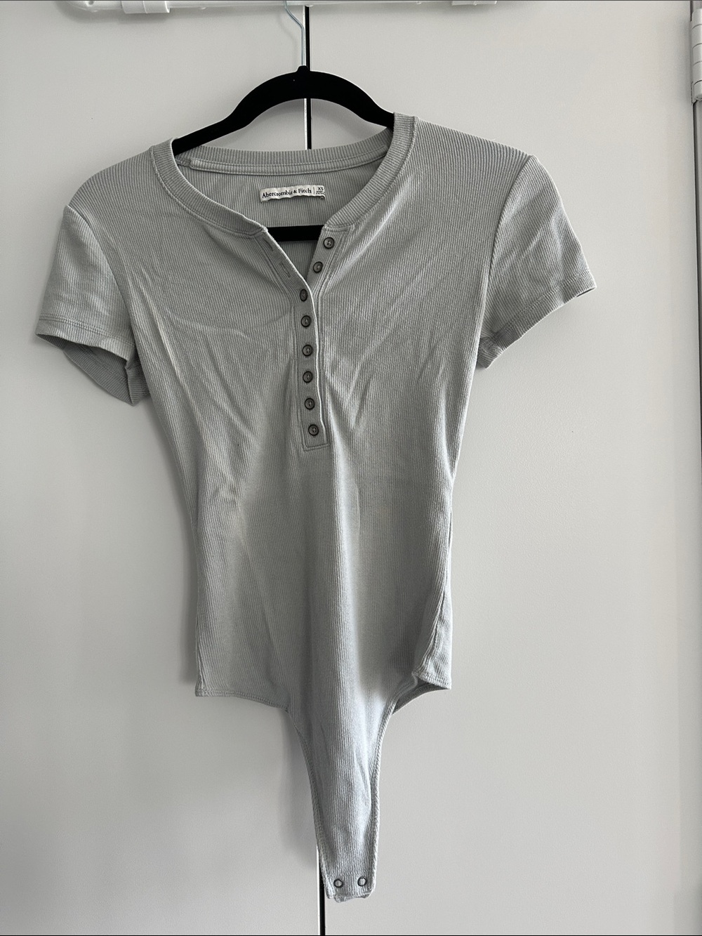 Abercrombie Ribbed Henley Bodysuit